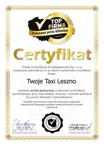 Twoje-Taxi-Leszno_nagroda